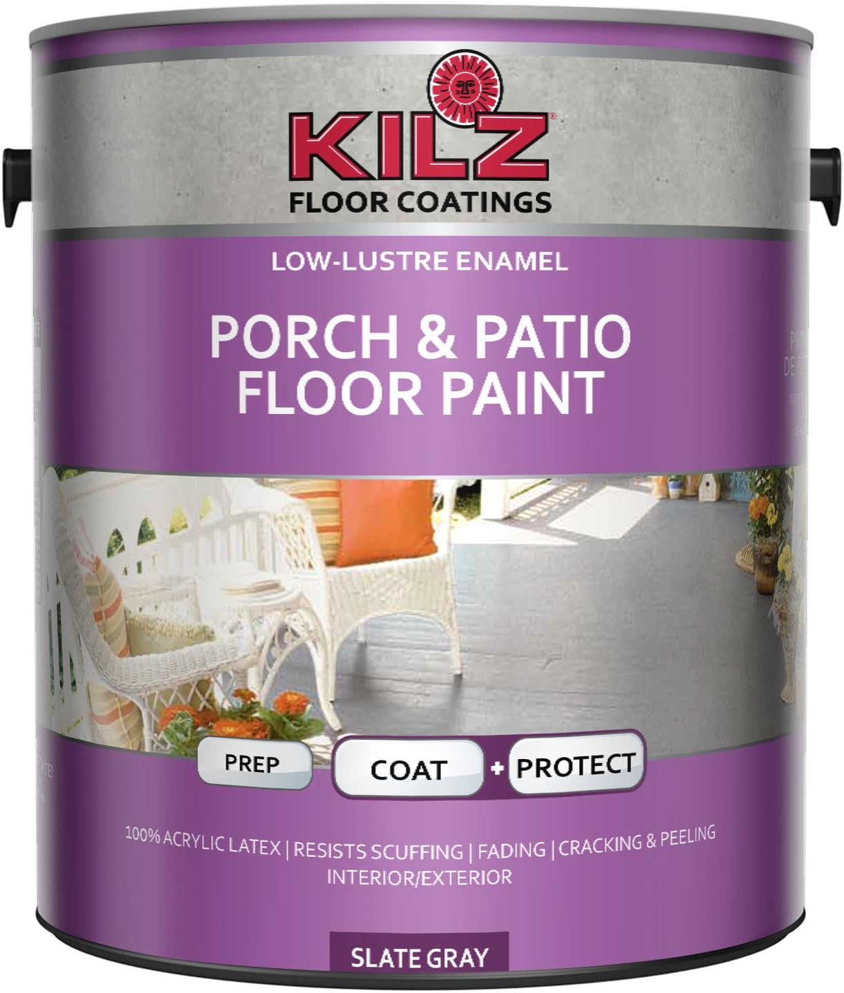 KILZ Interior/Exterior Enamel Porch & Patio Latex Floor Paint