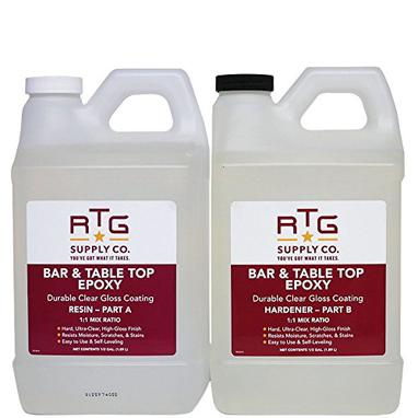 Epoxy Resin 1 Gallon Kit Industrial Grade | Easy to Use, Super Strong, Glossy, Clear, Water-Resistant | for Bonding, Sealing, Casting, Coating, Fillin