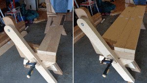 One-Piece Folding Picnic Table out of 2×4 Lumber : step 10b