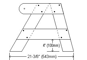 One-Piece Folding Picnic Table out of 2×4 Lumber : step 4b