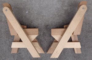One-Piece Folding Picnic Table out of 2×4 Lumber : step 8b
