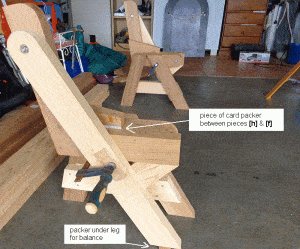 One-Piece Folding Picnic Table out of 2×4 Lumber : step 9a