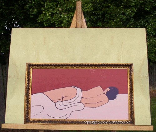 Girl sleeping - painting by Roseanne and Jacqui Kenny