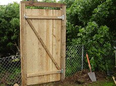 basic 6ft garden gate