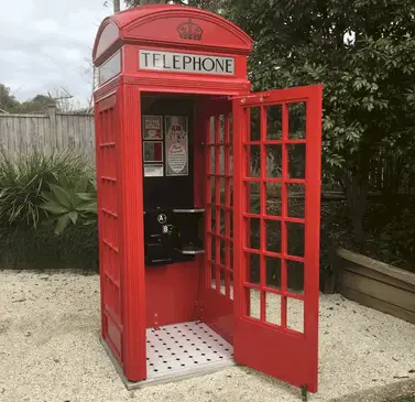 Telephone booth Meaning