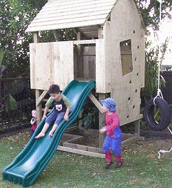 Kid's Play Fort Plan : Slide
