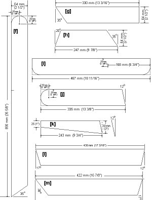 Compact Folding Picnic Table : Individual Frame Pieces 2