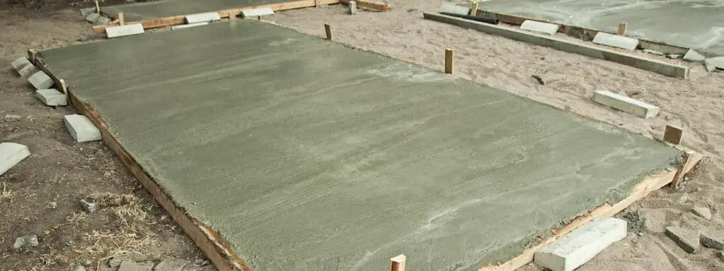 Concrete Slab Floor And How To Make One By Hand Mixing The Concrete