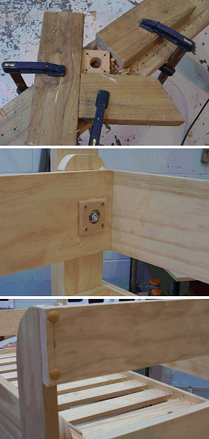 add the bunk bed finishing touches