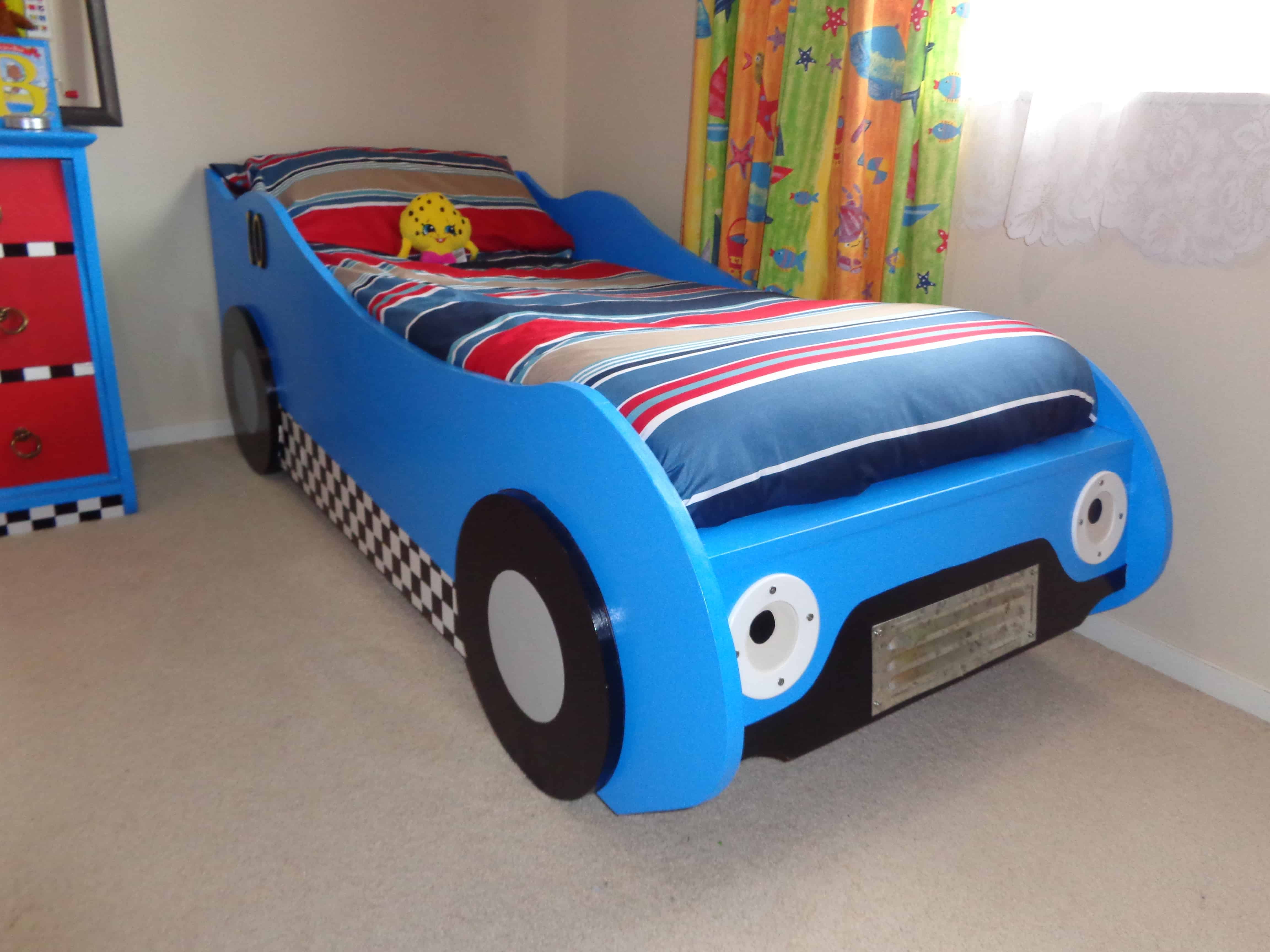 baby race car bed