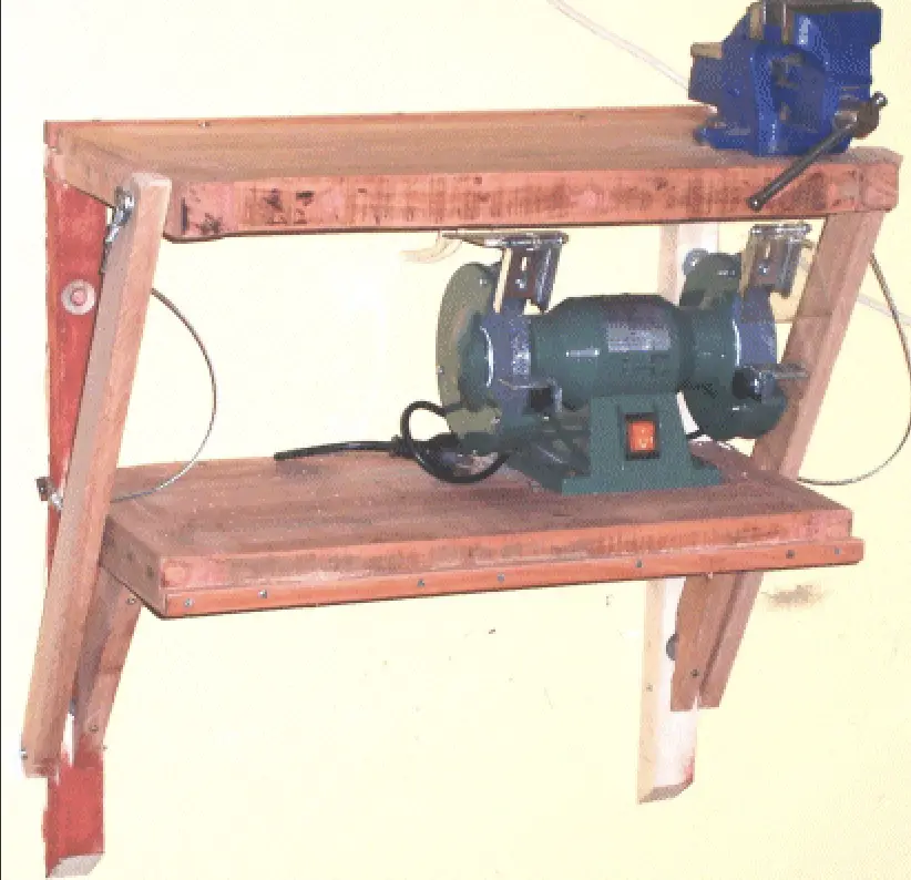 How To Make A Wall Mounted Folding Work Bench Buildeazy