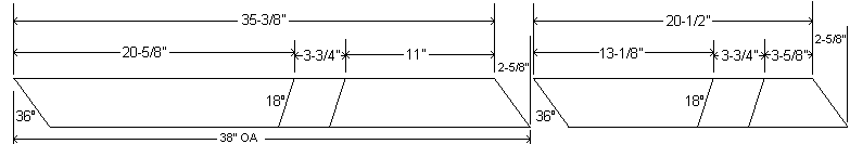 crossleg legs dimensions imp