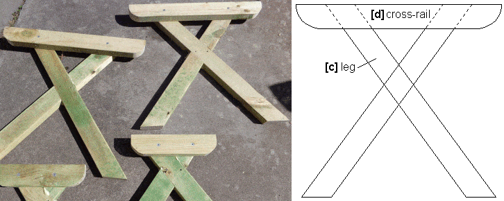 crossleg toprail- mp