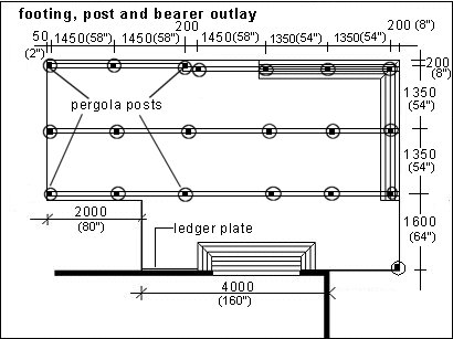 deck post layout plan