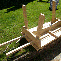 expandable picnic table small 16