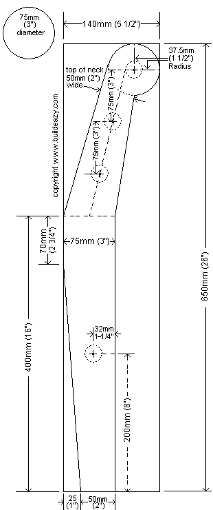 template of a the leg and arm of a bed end bench