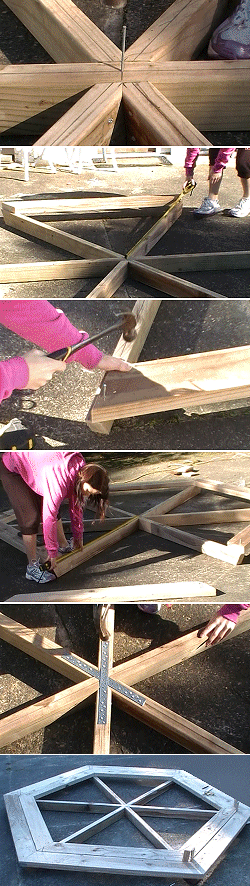 step by step fixing the first seat board