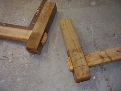 Old Style Park Bench Plan : Mortise and Tenon Joint