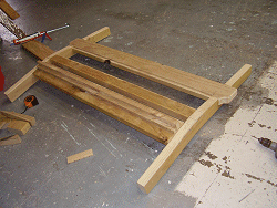 the back of the bench