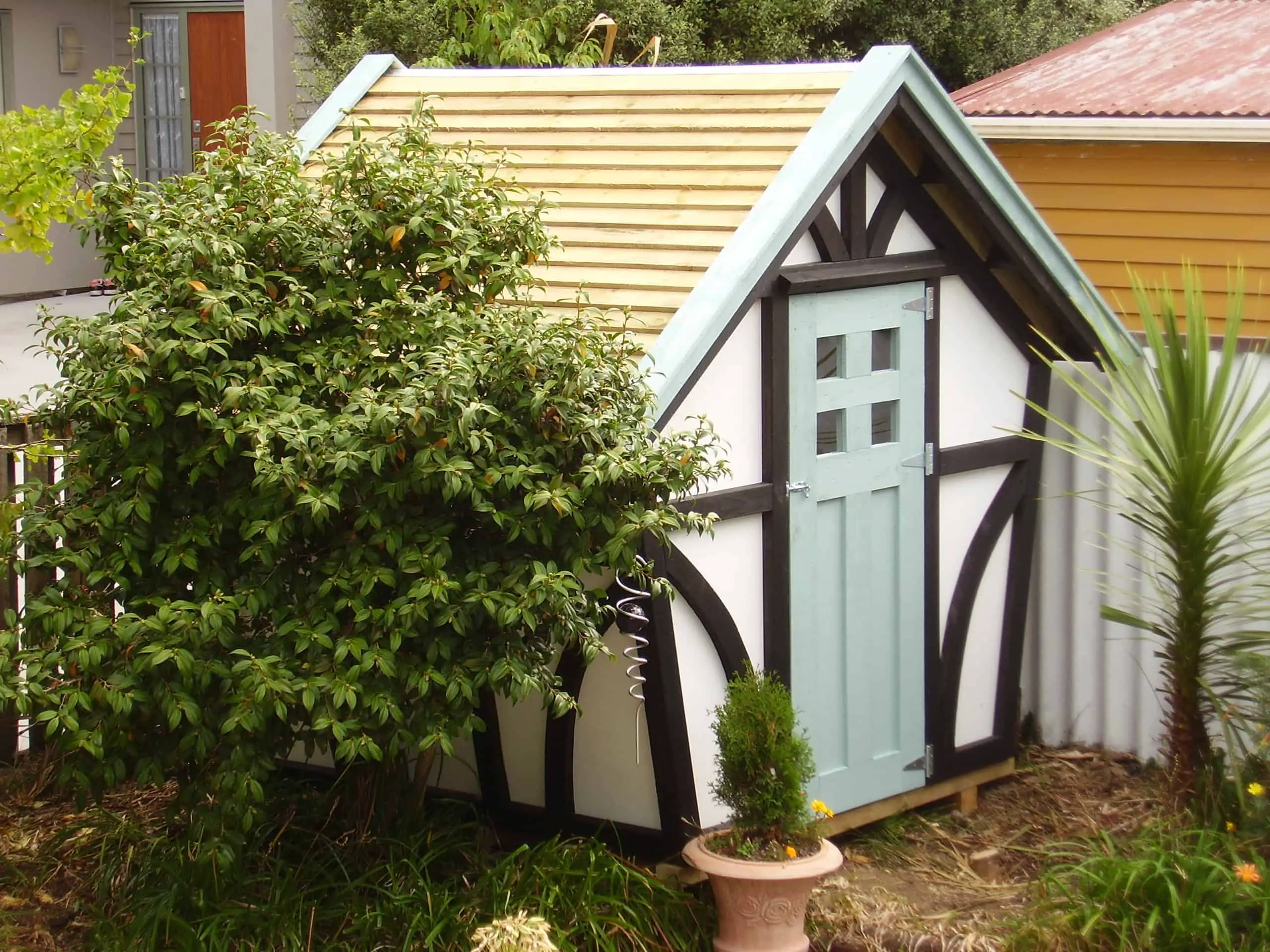 8x7 Tudor Style Garden Shed Buildeazy